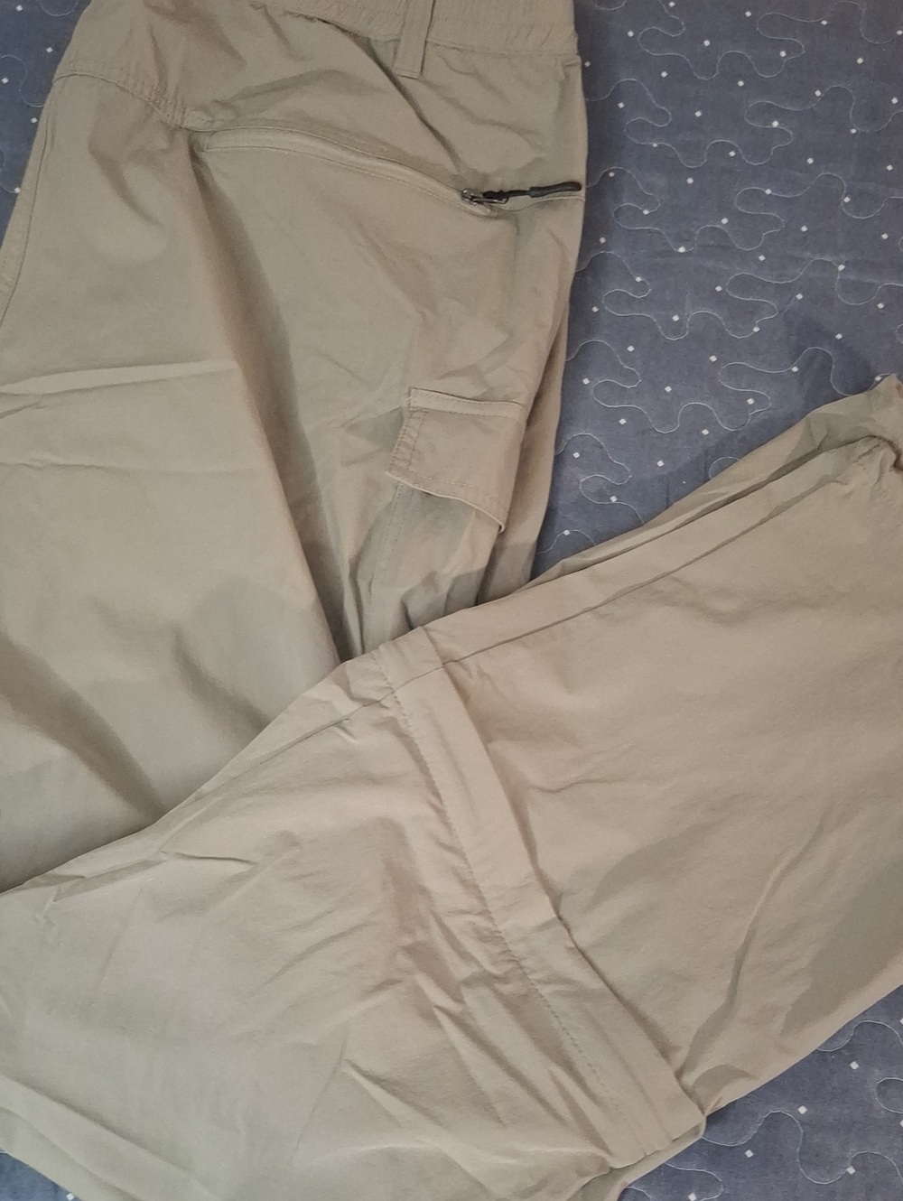 Little Donkey Andy‎ Convertible Hiking Pants Tan Quick Dry Size XXL